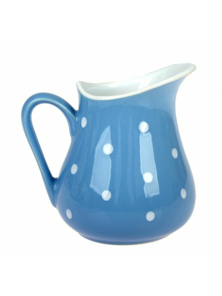 Casa de Engel Keramický džbán - sv.modrá s bodkami, 500ml, 6/24