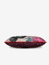 Hip Bedding Fialový vzorovaný obojstranný vankúš s výplňou Hip Bedding Sirke