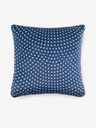 Hip Bedding 48 x 48 cm - Modrý vzorovaný obojstranný vankúš s výplňou Hip Bedding Bjirke