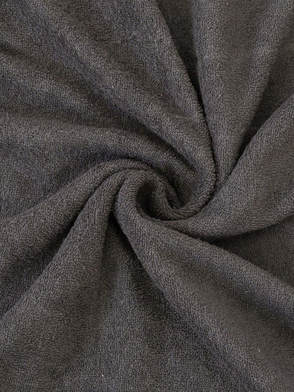 Kvalitex Froté prestieradlo 200x200cm tmavosivé Kvalitex