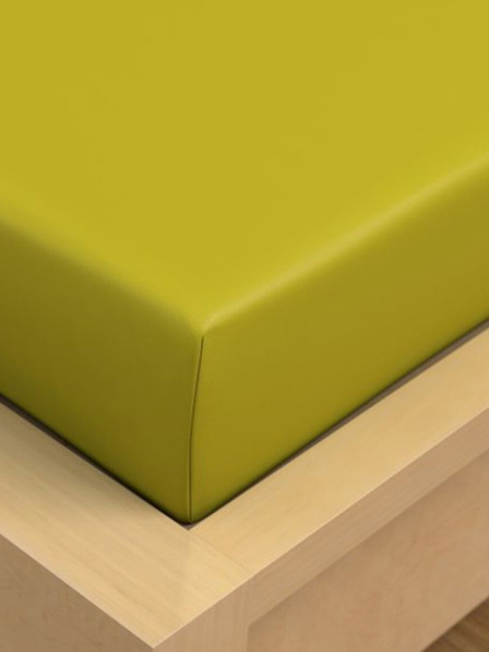 Kvalitex Bavlnené prestieradlo 150x230cm svetlozelené