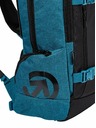 Meatfly Meatfly batoh Basejumper Petrol Heather / Black 22 L | Modrá | Objem 22 L