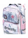 Meatfly Meatfly školská aktovka Max Clouds Pink 17L