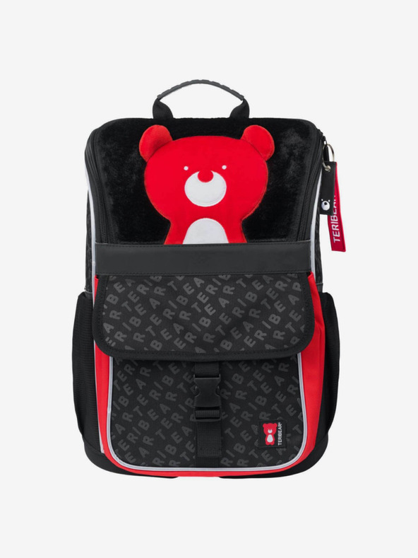 BAAGL  Čierna školská aktovka zippy teribear Baagl