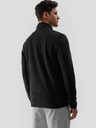 4F Pánska fleece mikina regular so stojačkou 4F