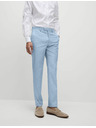 Marks & Spencer Oblekové nohavice Marks & Spencer slim fit modré