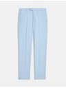 Marks & Spencer Oblekové nohavice Marks & Spencer slim fit modré