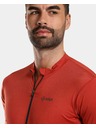 Kilpi Pánsky cyklistický dres Kilpi CAVALET-M Tmavočervená