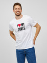 ZOOT.Original Biele pánske tričko ZOOT.Original I love my jokes
