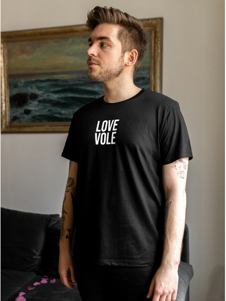ZOOT.Original Čierne pánske tričko ZOOT Original Love Vole