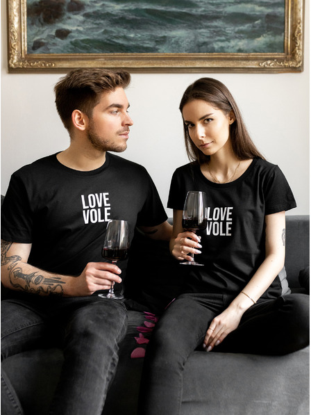 ZOOT.Original Čierne pánske tričko ZOOT Original Love Vole