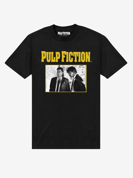 ZOOT.Fan Čierne unisex tričko ZOOT.Fan Pulp Fiction Vince and Jules