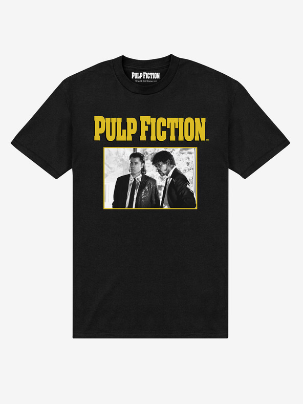 ZOOT.Fan Čierne unisex tričko ZOOT.Fan Pulp Fiction Vince and Jules