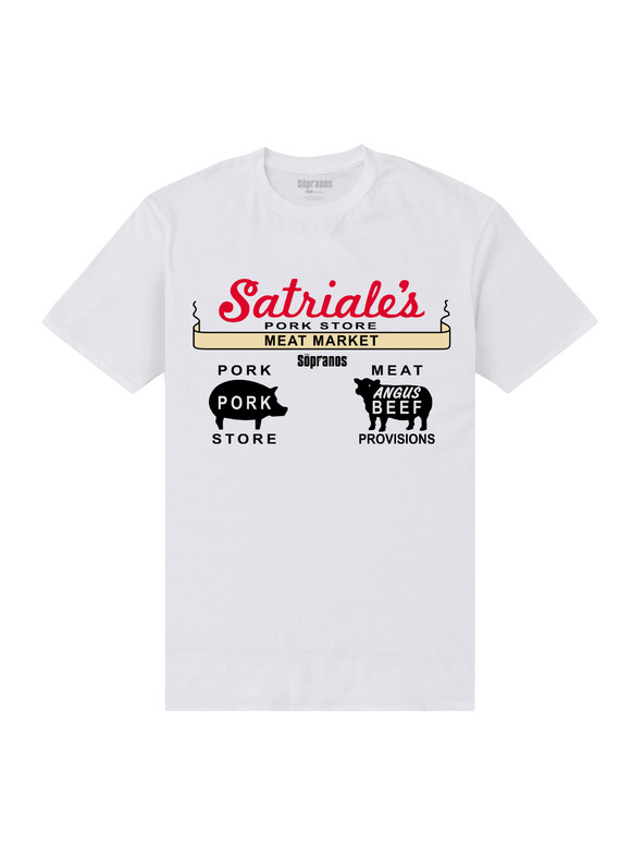 ZOOT.Fan Biele tričko HBO The Sopranos Satriales