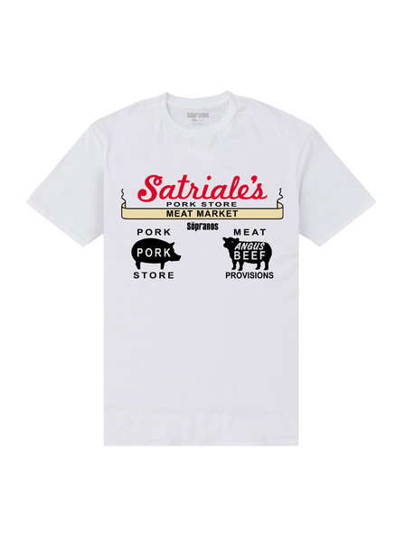 ZOOT.Fan Biele tričko HBO The Sopranos Satriales