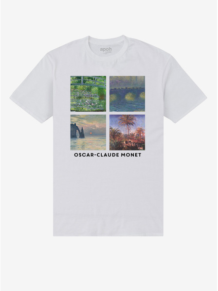 ZOOT.Fan Biele tričko apoh London APOH Oscar-Claude Monet
