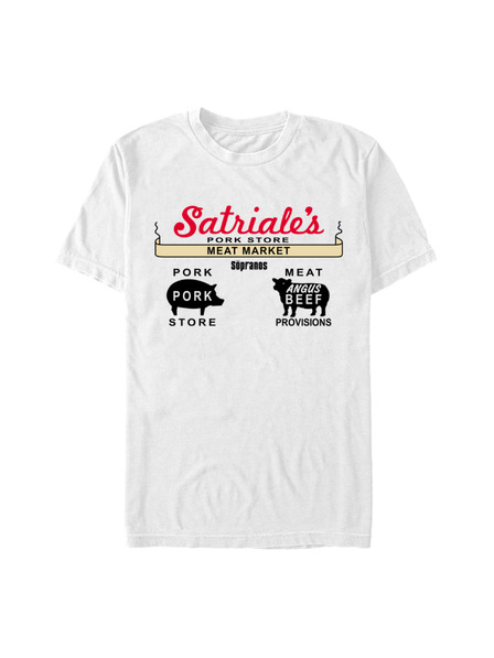 ZOOT.Fan Biele tričko HBO The Sopranos Satriales