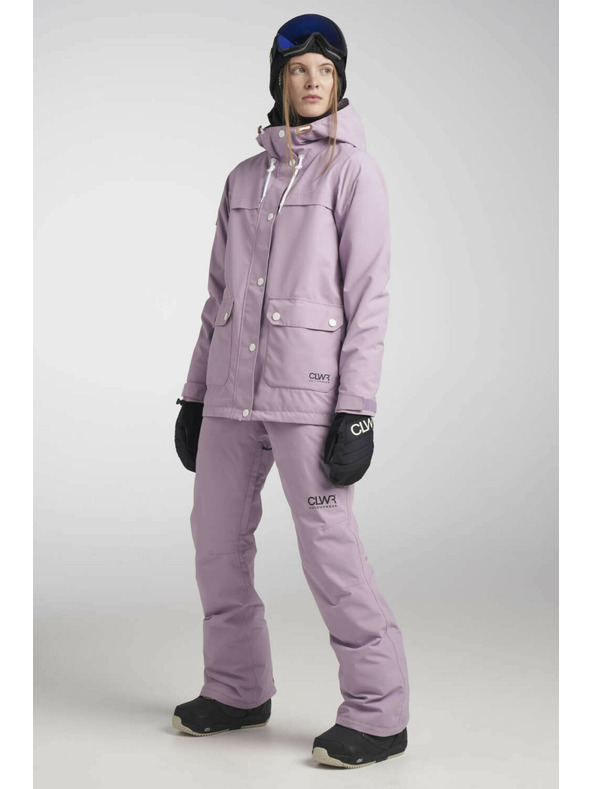 Tenson Dámska Snowboardová bunda Colourwear Ida W Svetlofialová