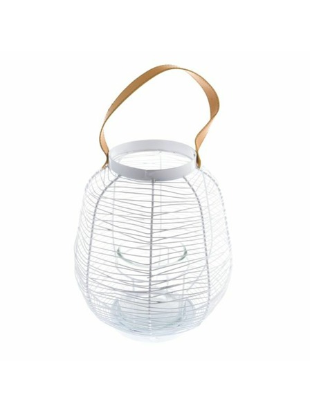 Casa de Engel Kovový lampáš, biely, 0/6