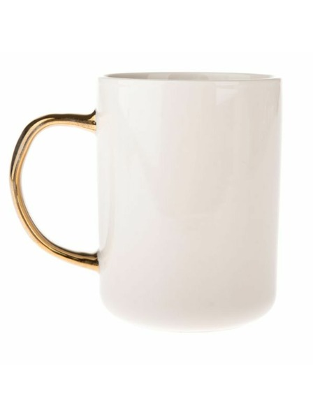 Casa de Engel Porcelánový hrnček so zlatou rúčkou, 425ml, 12/36