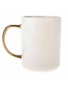 Casa de Engel Porcelánový hrnček so zlatou rúčkou, 425ml, 12/36