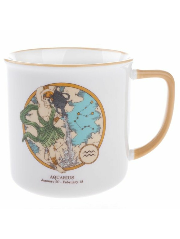 Casa de Engel Porcelánový hrnček, Zverokruh - Vodnár, 460ml, 6/36