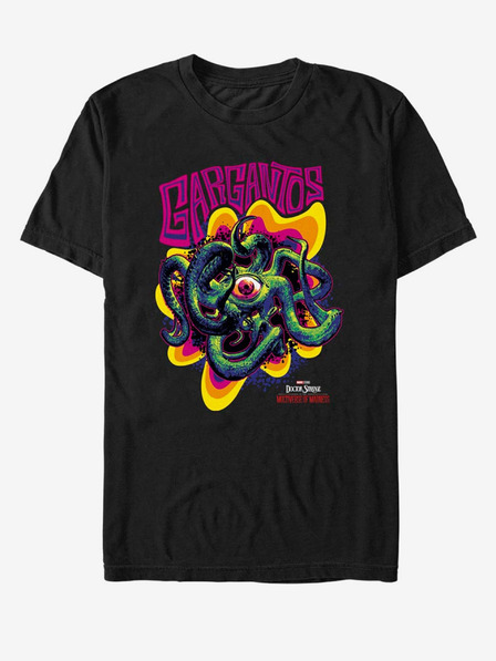 ZOOT.Fan Čierne unisex tričko Marvel Colorful Gargantos