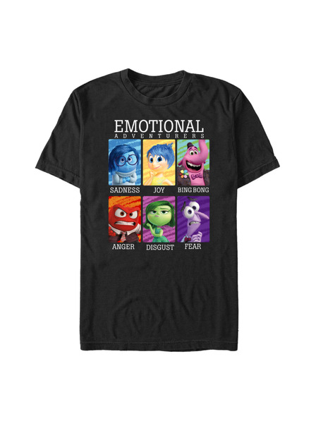 ZOOT.Fan Čierne pánske tričko Pixar Yearbook