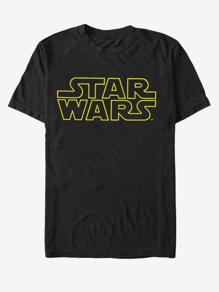 ZOOT.Fan Čierne unisex tričko Star Wars Simplified