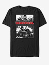 ZOOT.Fan Čierne unisex tričko Marvel Mŕtvy básnik