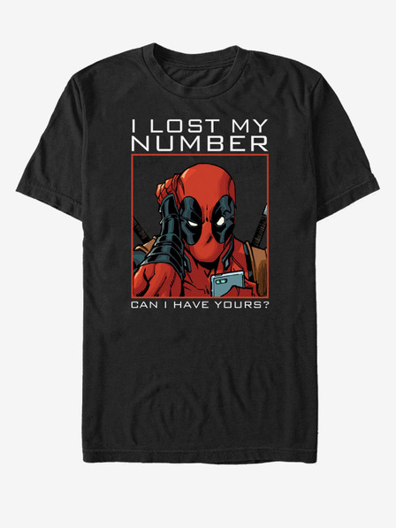 ZOOT.Fan Čierne unisex tričko Marvel New Number