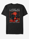 ZOOT.Fan Čierne unisex tričko Marvel New Number
