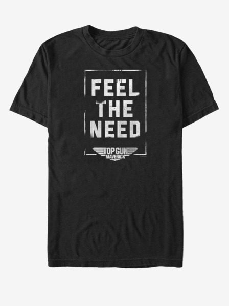 ZOOT.Fan Čierne Paramount Feel The Need Unisex tričko