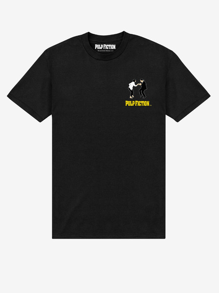 ZOOT.Fan Čierne unisex tričko ZOOT.Fan Pulp Fiction Vince & Mia