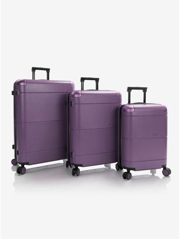 Heys Sada troch cestovných kufrov Heys Zen S,M,L Purple