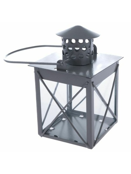 Casa de Engel Kovový lampáš, sivý, 0/48