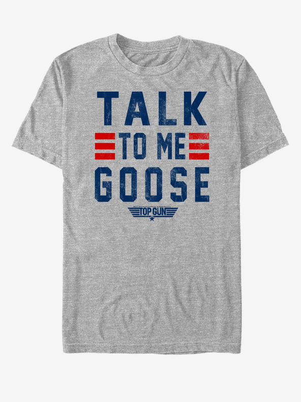 ZOOT.Fan Paramount Goose Talk Stack šedé unisex tričko