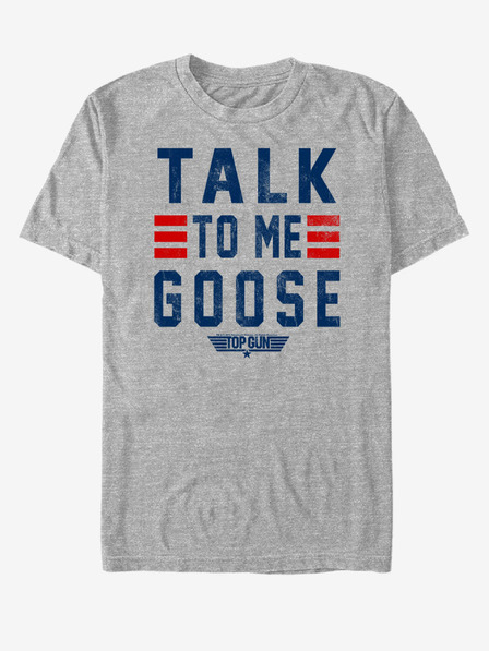 ZOOT.Fan Paramount Goose Talk Stack šedé unisex tričko