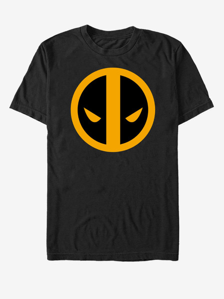 ZOOT.Fan Čierne unisex tričko Marvel Dead Orange