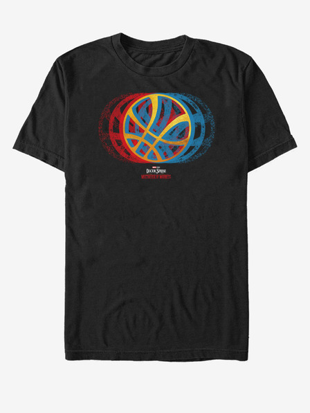ZOOT.Fan Čierne unisex tričko Marvel Gradient Seal