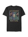 ZOOT.Fan Black Men's T-Shirt Disney Lieutenant Mattias