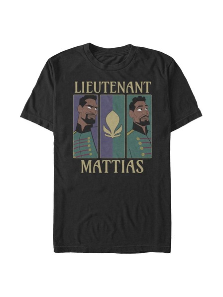 ZOOT.Fan Black Men's T-Shirt Disney Lieutenant Mattias