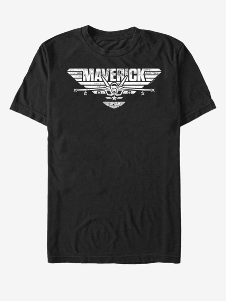 ZOOT.Fan Čierne unisex tričko Paramount White Maverick