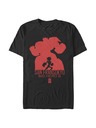 ZOOT.Fan Čierne pánske tričko Disney Silhouette Baymax