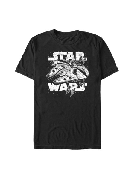 ZOOT.Fan Čierne pánske tričko Star Wars Initiating Hyperdrive