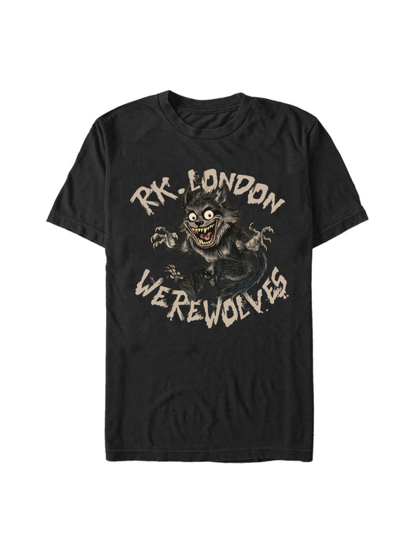 ZOOT.Fan Čierne tričko RK London Wild Wolves