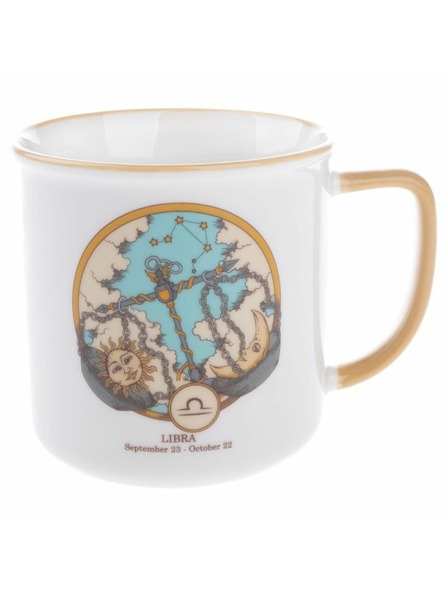 Casa de Engel Porcelánový hrnček, Zverokruh - Váhy, 460ml, 6/36