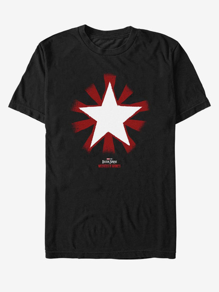 ZOOT.Fan Čierne unisex tričko Marvel Star Chavez