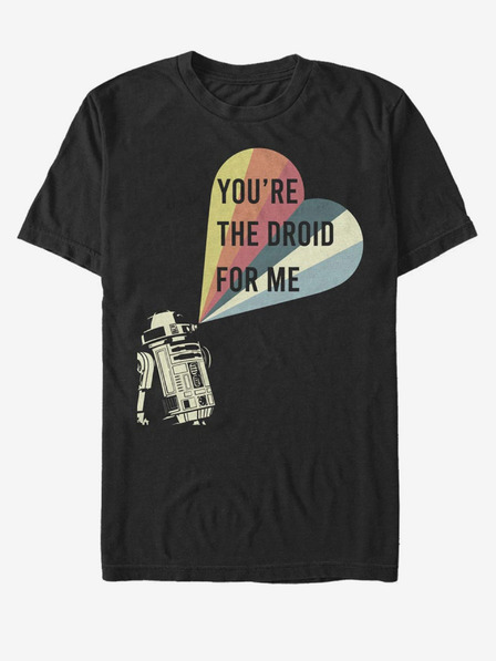 ZOOT.Fan Čierne unisex tričko Star Wars Droid For Me