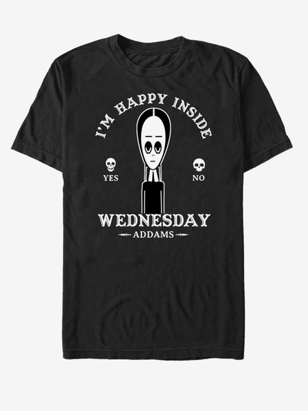 ZOOT.Fan Čierne unisex tričko ZOOT.Fan MGM Wednesday Macabe